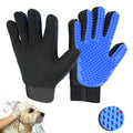 Blue Pet Grooming Glove - Multi-role Grooming & Shedding