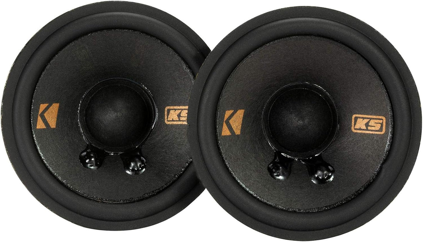 KICKER 2.75 Mid-Range Speakers for GM, Chrysler, Subaru, Jeep