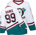 Mighty Ducks Jersey Movie Ice Hockey Jersey for Fans S-XXL