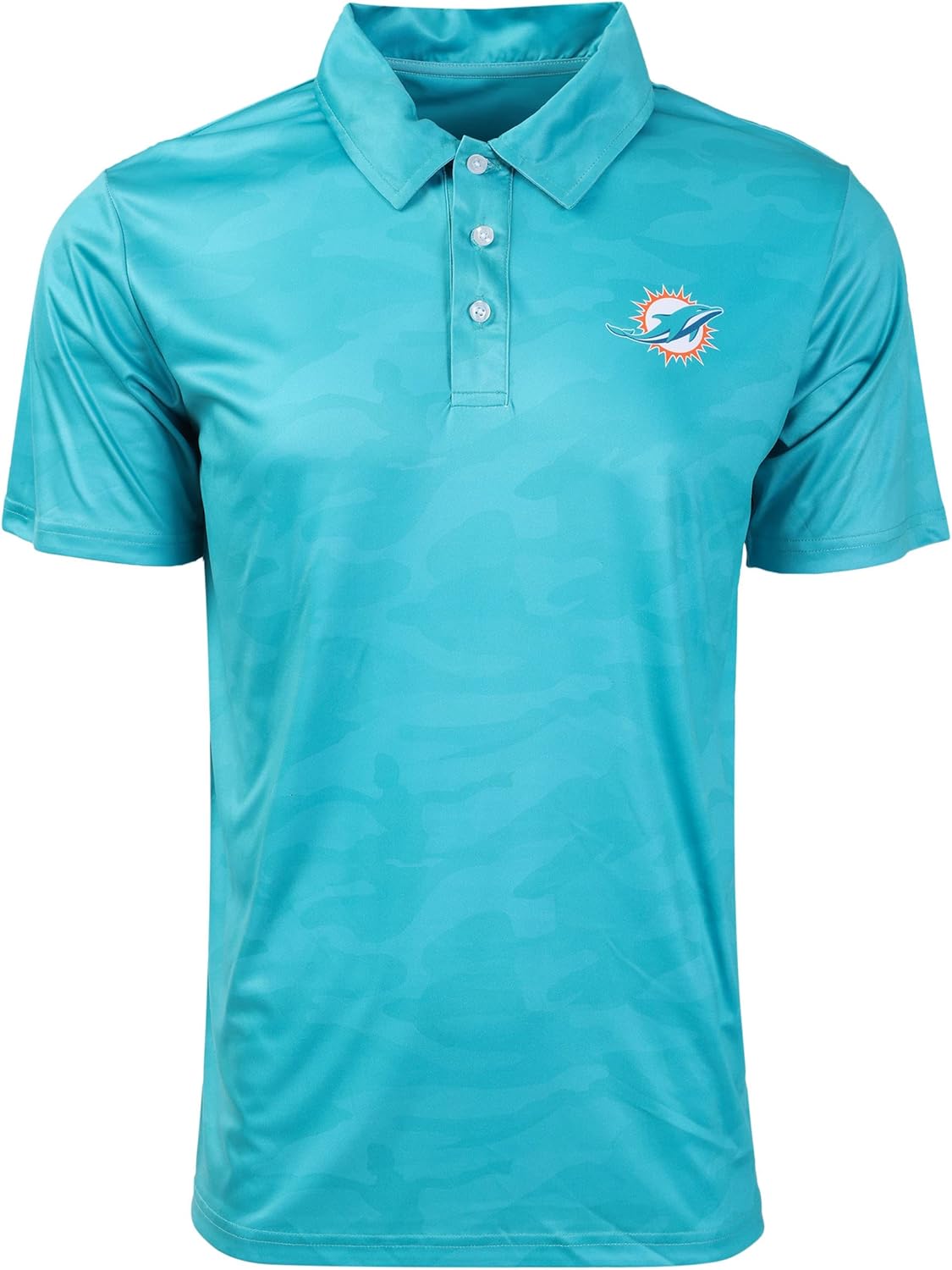 FOCO Men's NFL Team Logo Camo Color Polo Short Sleeve Shirt
