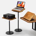 2 in 1 Dual-use Laptop Floor Stand & Desk Stand - Adjustable 16.5
