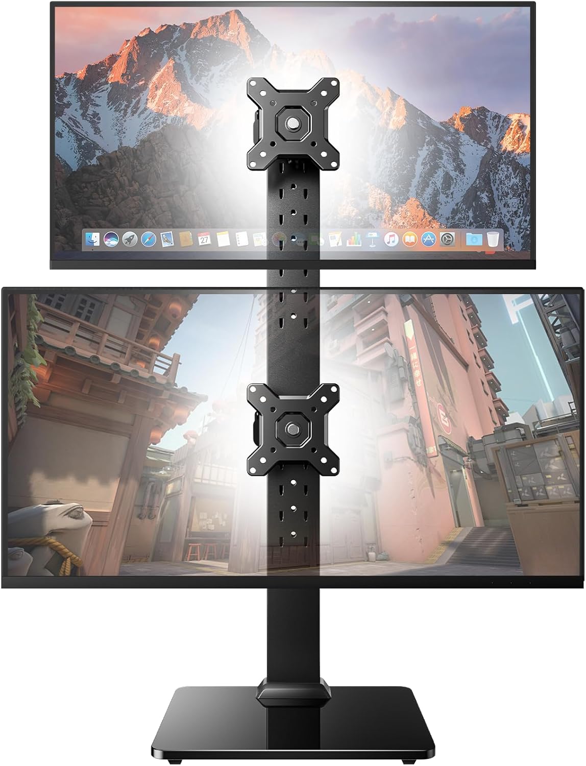 HUANUO Dual Monitor Stand for 13 to 34 Inch Screens