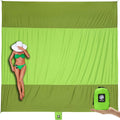 WEKAPO Beach Blanket Sandproof Waterproof Oversized Beach Mat - Family