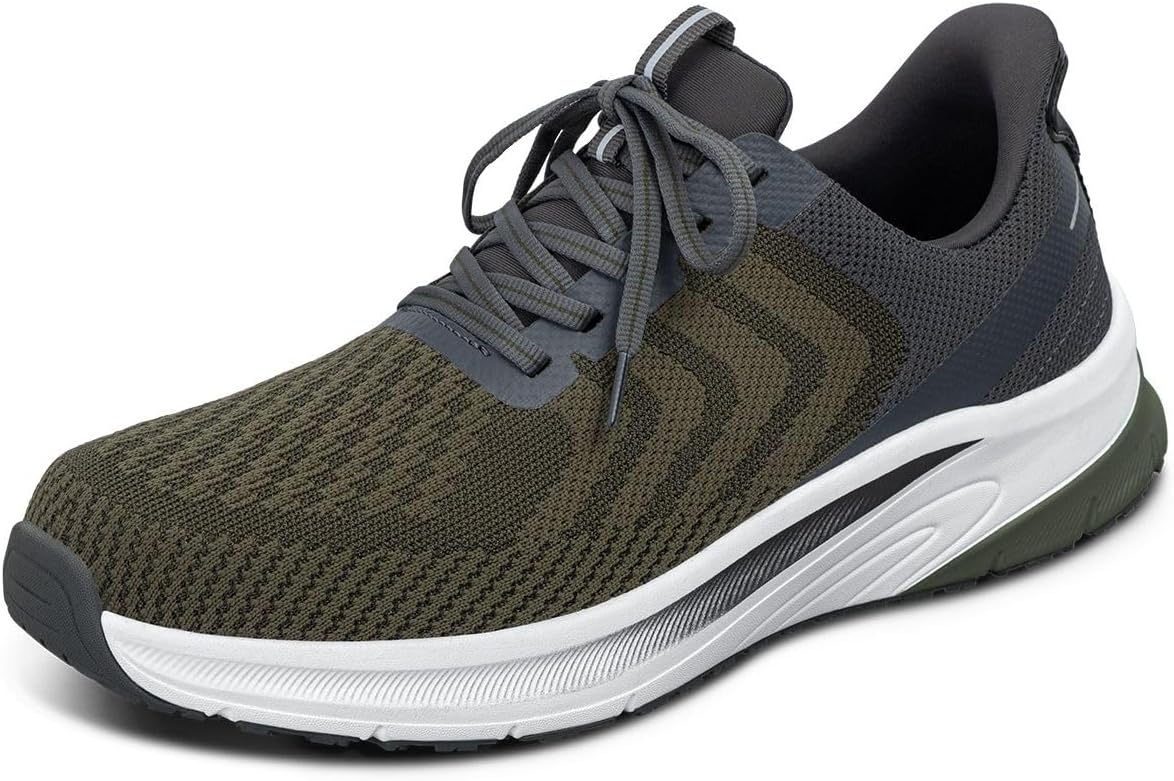 Orthofeet Men's Hands-Free Tilos Slip-On Sneakers for Comfort