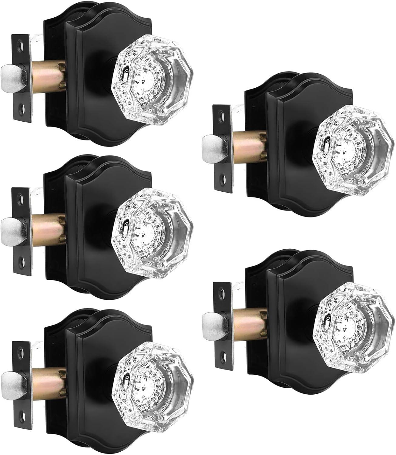 Clear Crystal Door Knobs for Elegant Home Decor and Functionality