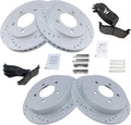 Front & Rear Ceramic Brake Pad and Rotor Kit for 1997-02 Expedition
