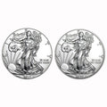 USA 2019 & 2020 $1 American Silver Eagle Coin Set of 2