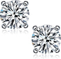 Moissanite Stud Earrings in 0.6ct-4ct D Color VVS1 Clarity