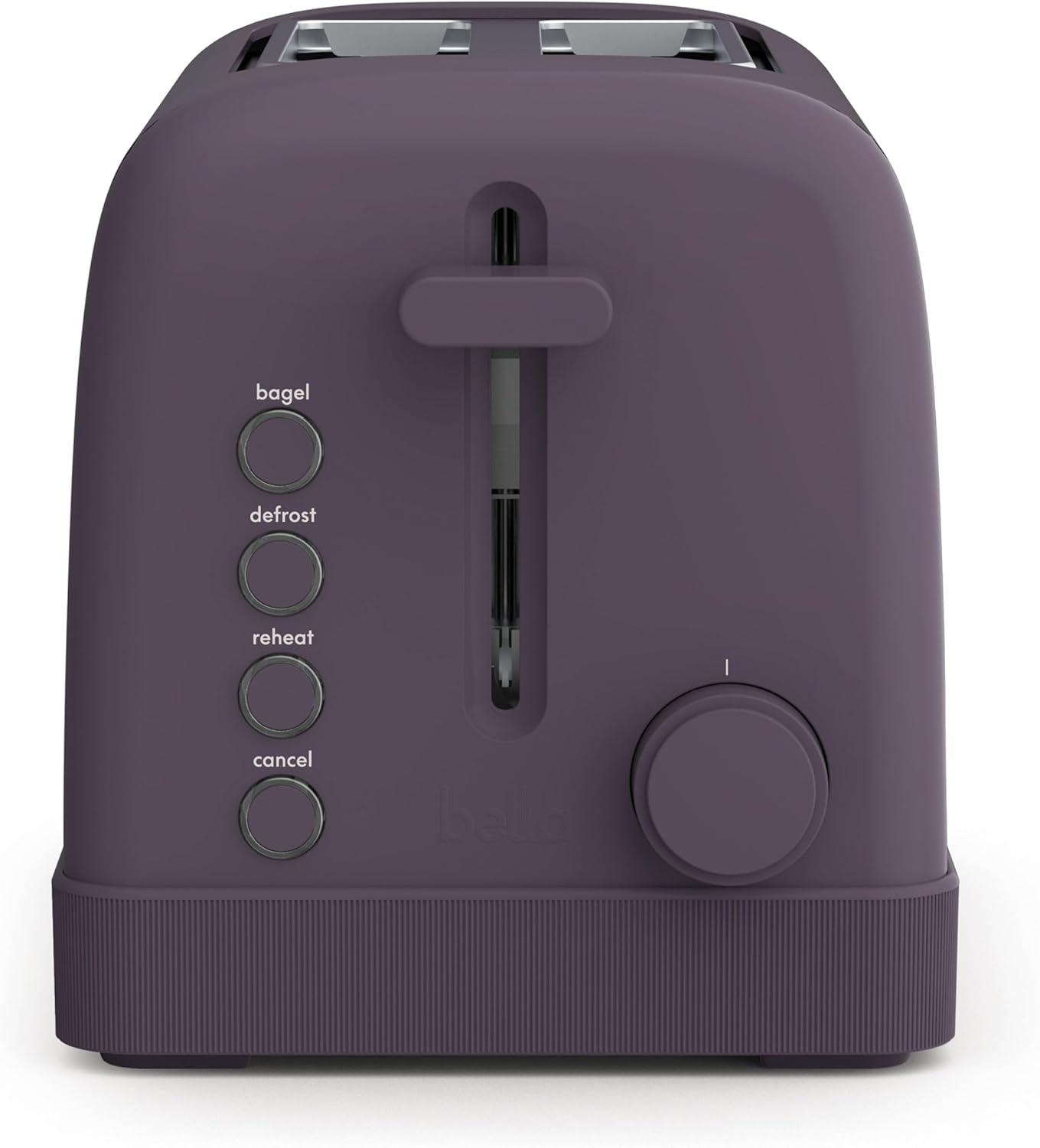 bella 2 Slice Toaster with 6 Shade Control for Perfect Toast