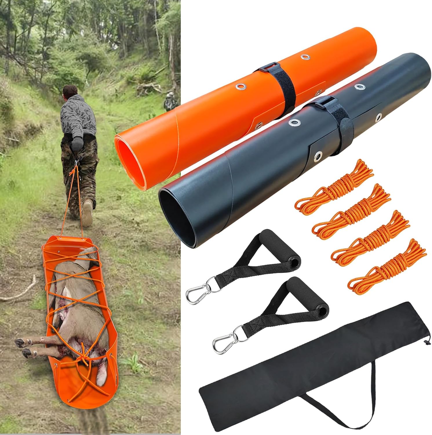 Heavy-Duty Deer Drag Sleds for Effortless Game Hauling
