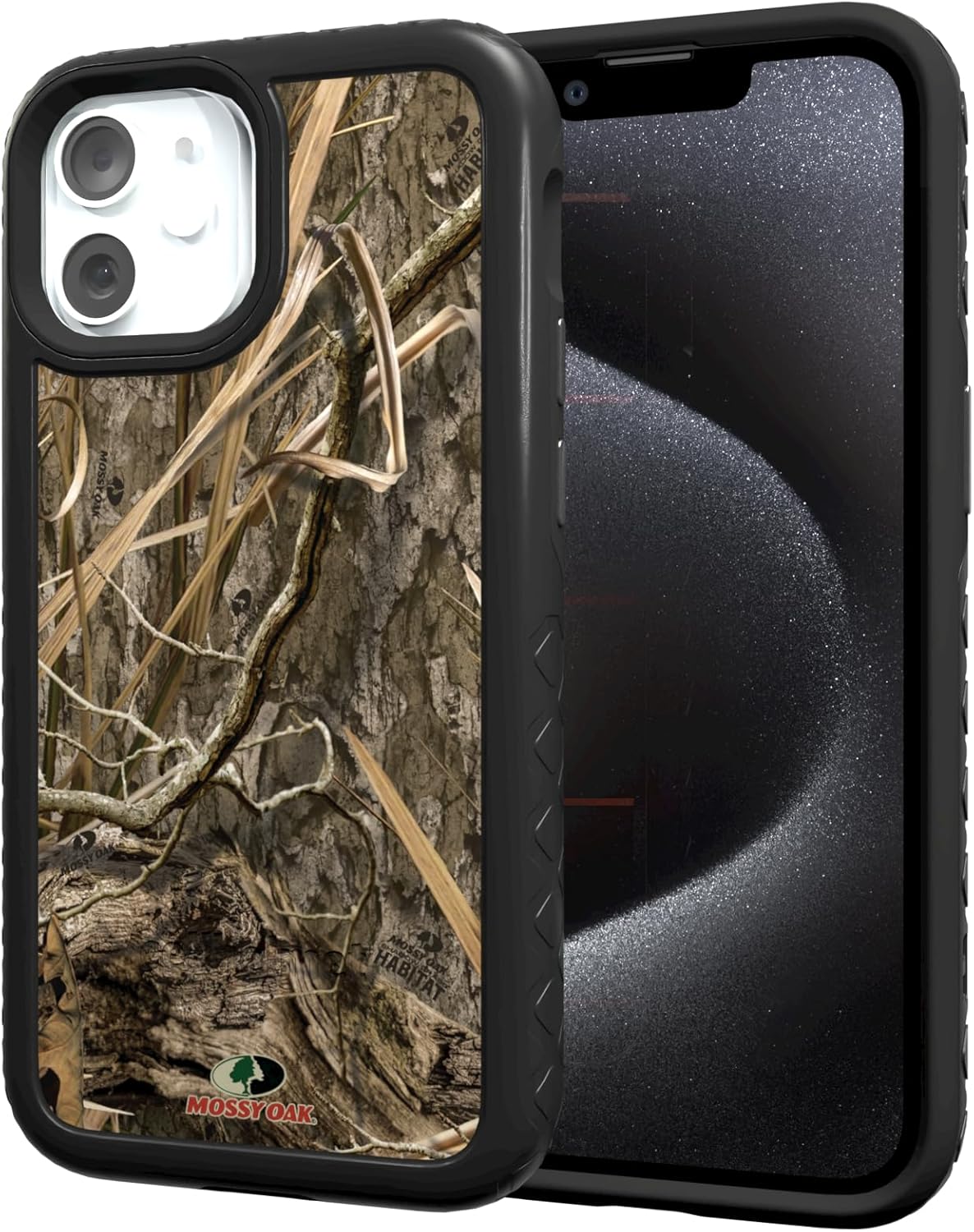 cellhelmet Mossy Oak Dual-Layer Case for iPhone 13 Mini - Onyx Black