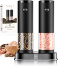 Electric Salt and Pepper Grinder Set Automatic - Adjustable