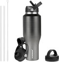 HYDROWION 40oz Insulated Water Bottle - Cold 48 hrs, Hot 24 hrs
