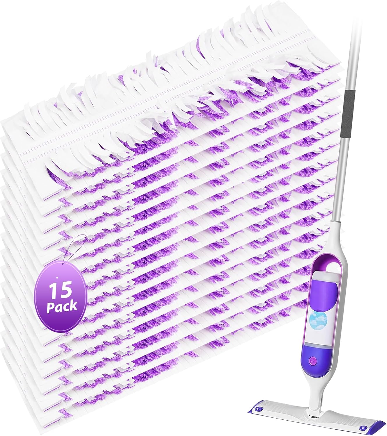 15 Pack Eco-Friendly Mopping Pad Refills - Aoydr