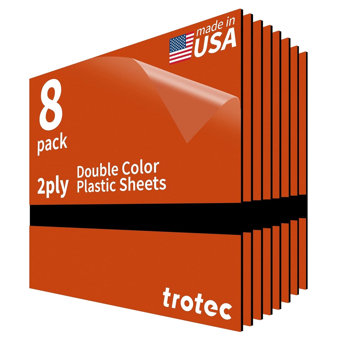 Trotec TroLase Double Color Plastic Sheets for Laser Engraving