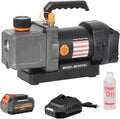 2.5CFM 1/4HP HVAC Vacuum Pump Kit Compatible with Dewalt 20V