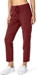 G Gradual Women's 7/8 Stretch Ankle Sweatpants with Deep Pockets keys