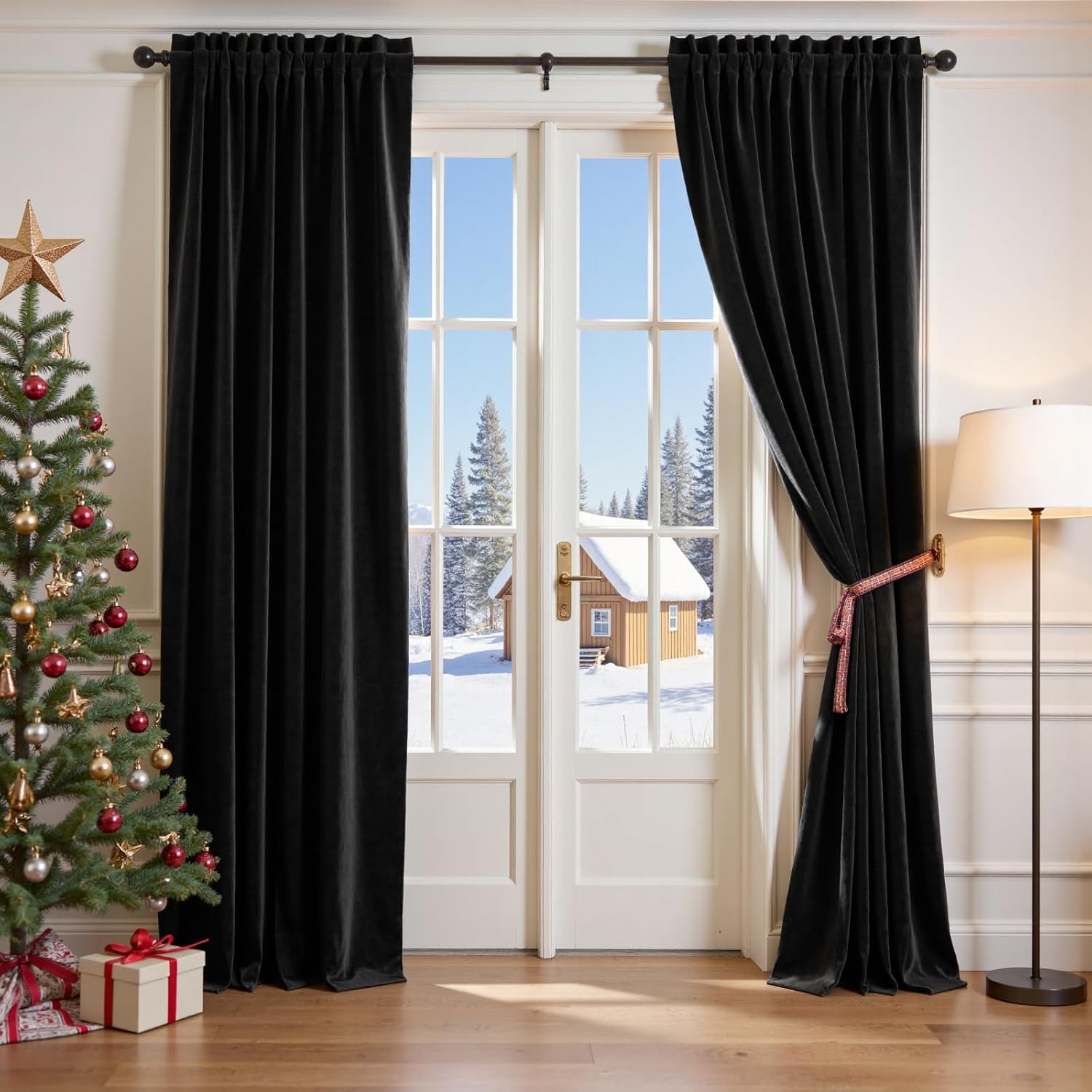 Lazzzy Velvet Blackout Curtains for Luxurious Living Spaces