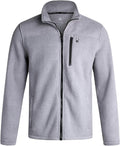 Mens Fleece Jacket with Sherpa Lining - UPF30+ Midweight Zip