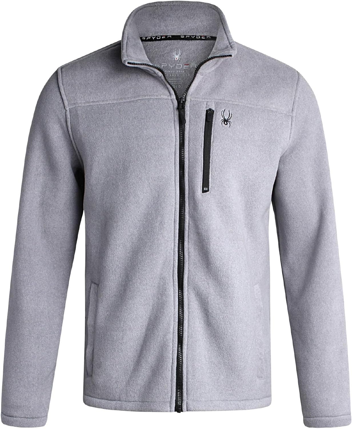 Spyder Mens Fleece Jacket - Warm Sherpa Lined Zip Up Outerwear