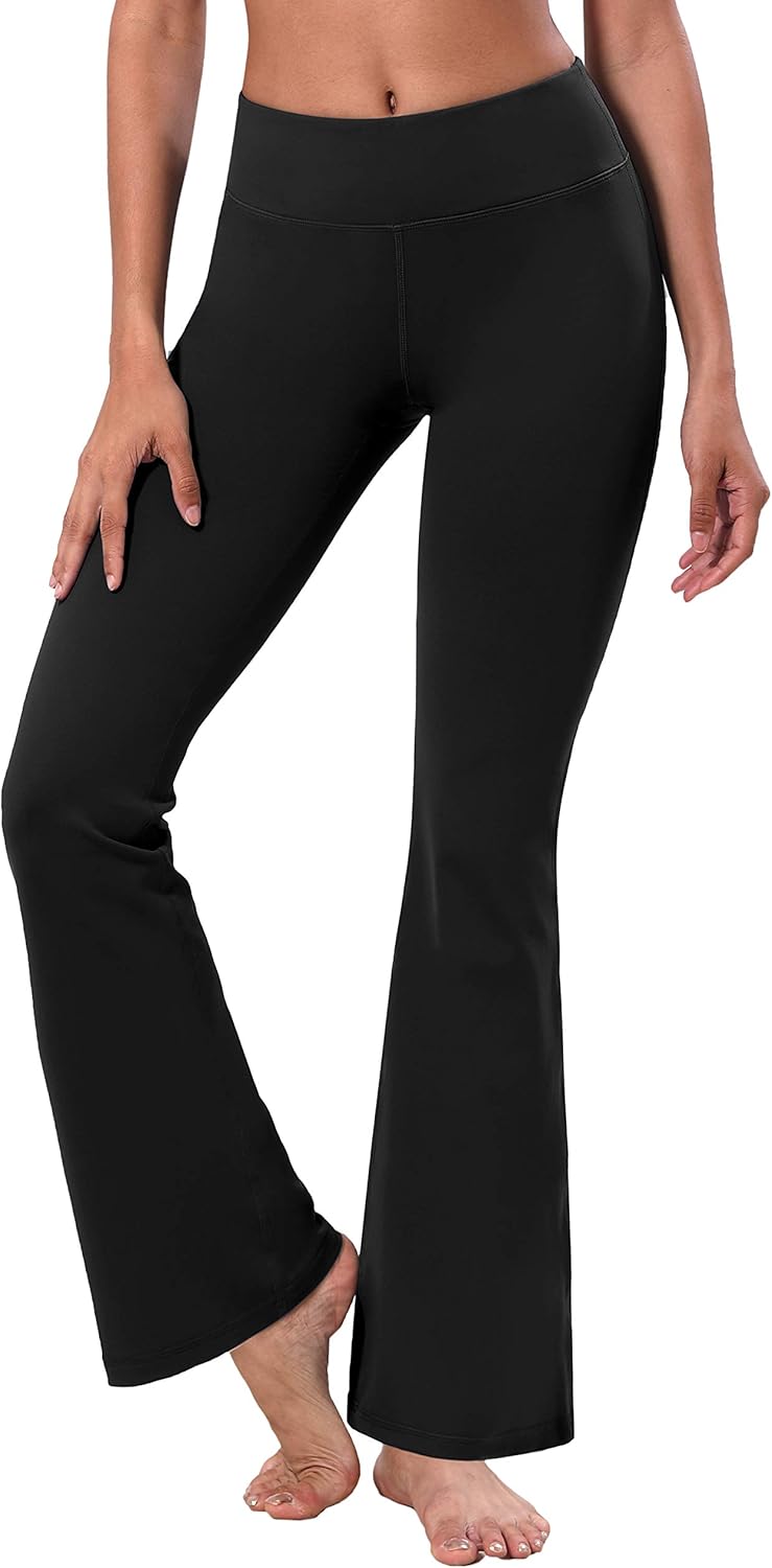 Bubblelime High Waist Bootcut Yoga Pants - Tummy Control Flare