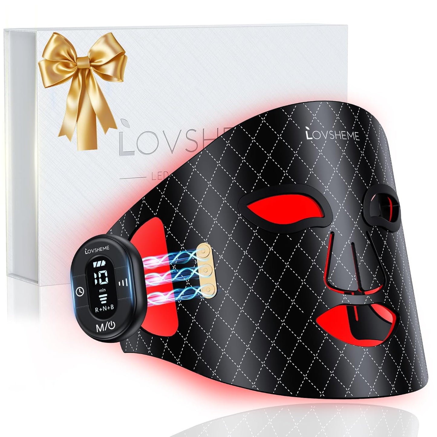 Red Light Therapy for Face Mask with 320 LEDs for Skin Rejuvenation