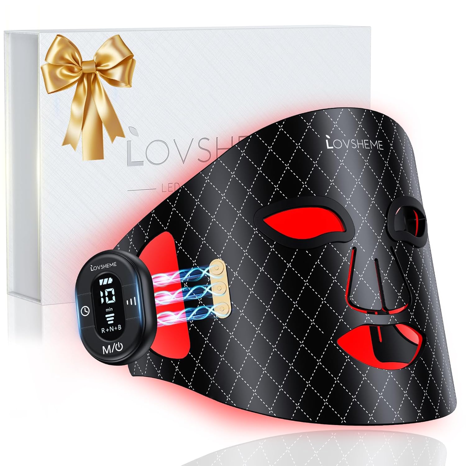 Red Light Therapy for Face Mask with 320 LEDs for Skin Rejuvenation
