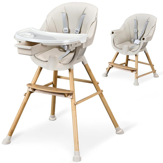 Convertible 3-in-1 High Chair with Drawer - BOSEDSANG