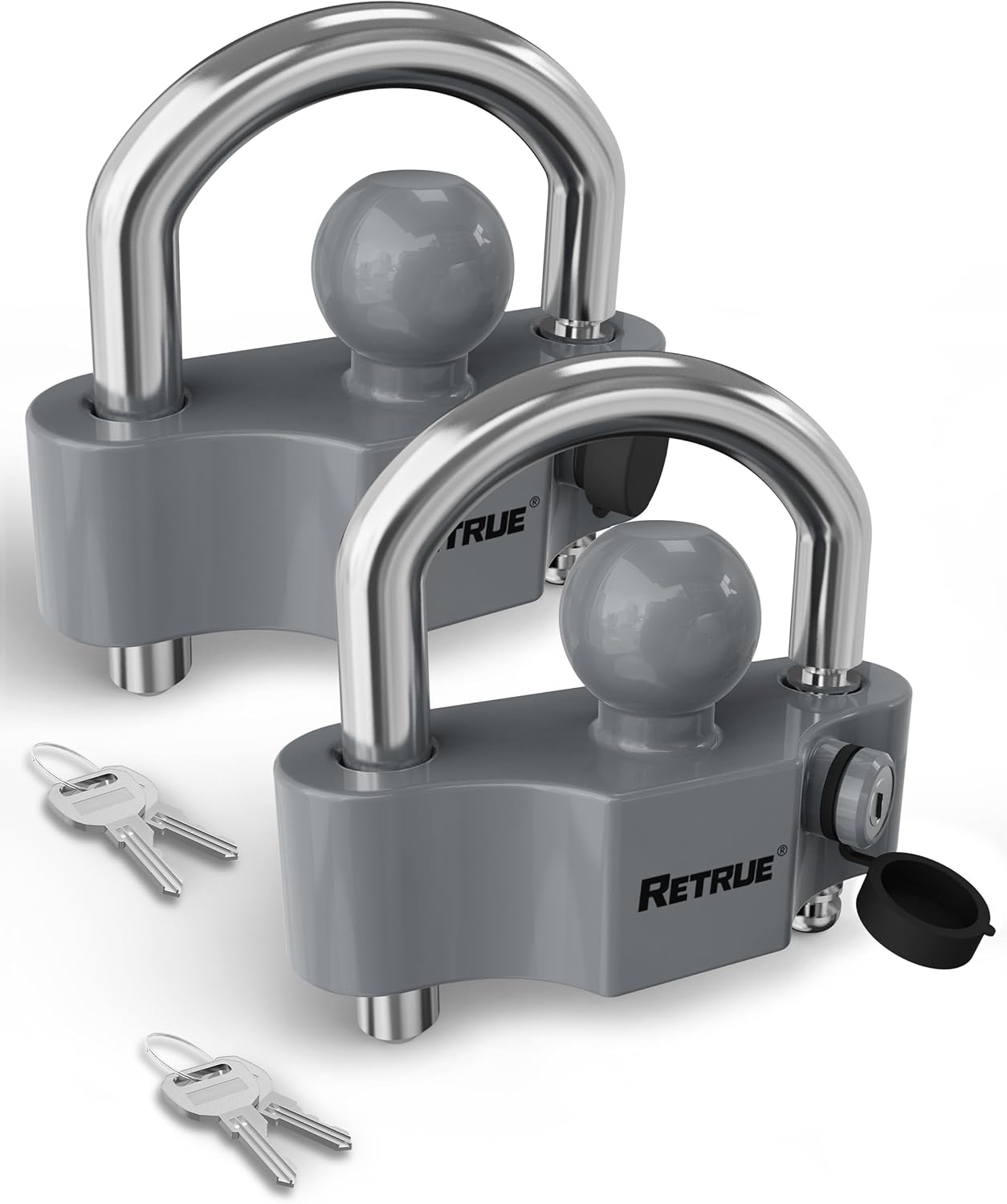 RETRUE Universal Coupler Lock for Trailer Hitch Security
