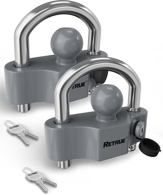 RETRUE Universal Coupler Lock for Trailer Hitch Security