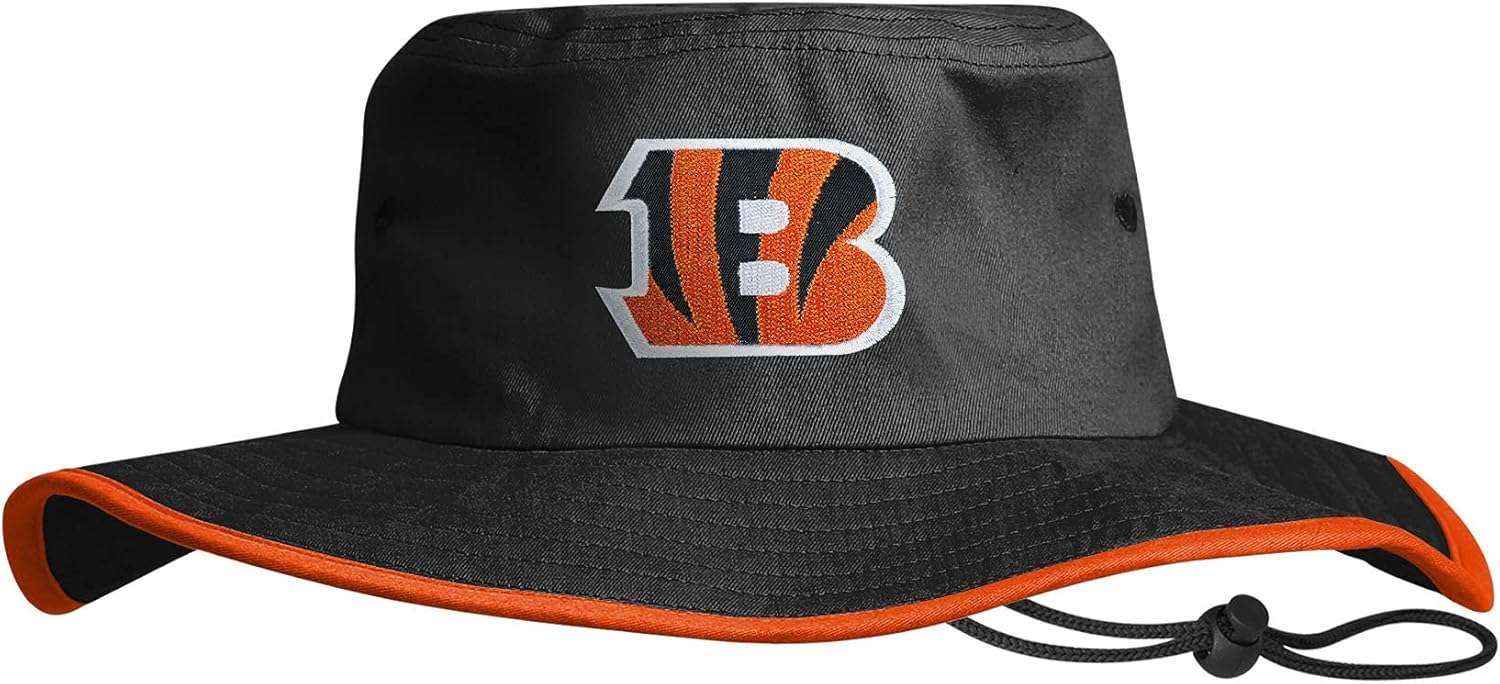 NFL Solid Team Color Logo Sport Outdoor Sun Bucket Boonie Hat