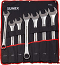 Sunex Tools 9707 Jumbo Fractional Combination Wrench Set - Durable SAE