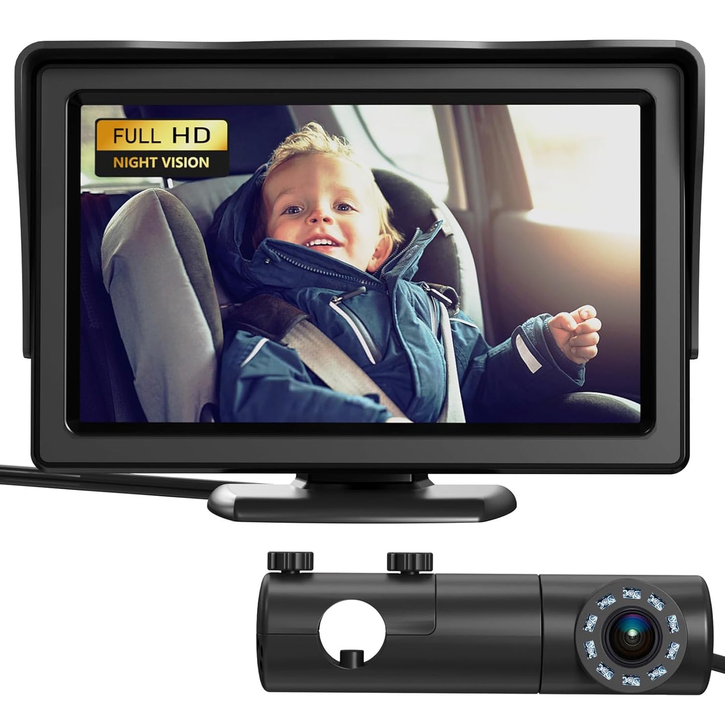 HD Baby Car Camera with Night Vision - GROWNSY