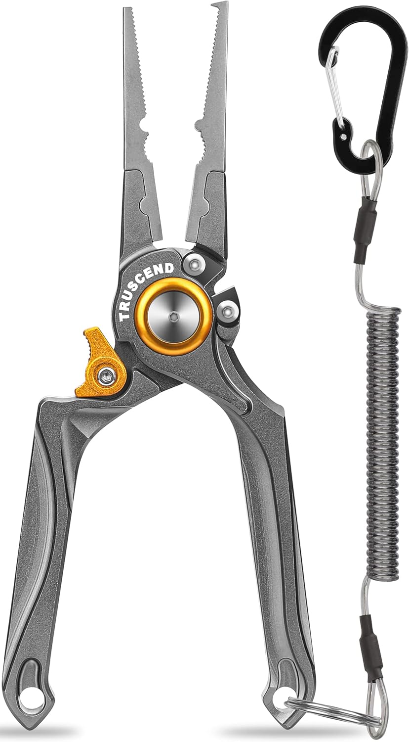 TRUSCEND Lockable Fishing Pliers - Corrosion Resistant