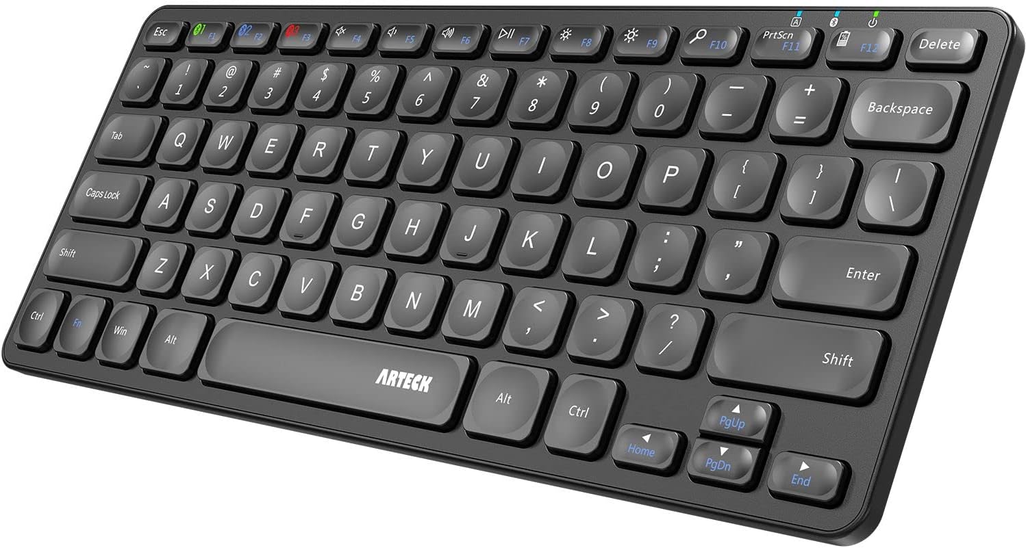 Arteck Ultra Slim Multi-Device Bluetooth Keyboard
