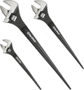 DURATECH 3-Piece Adjustable Spud Wrench Set 8in, 10in, 12in - Durable