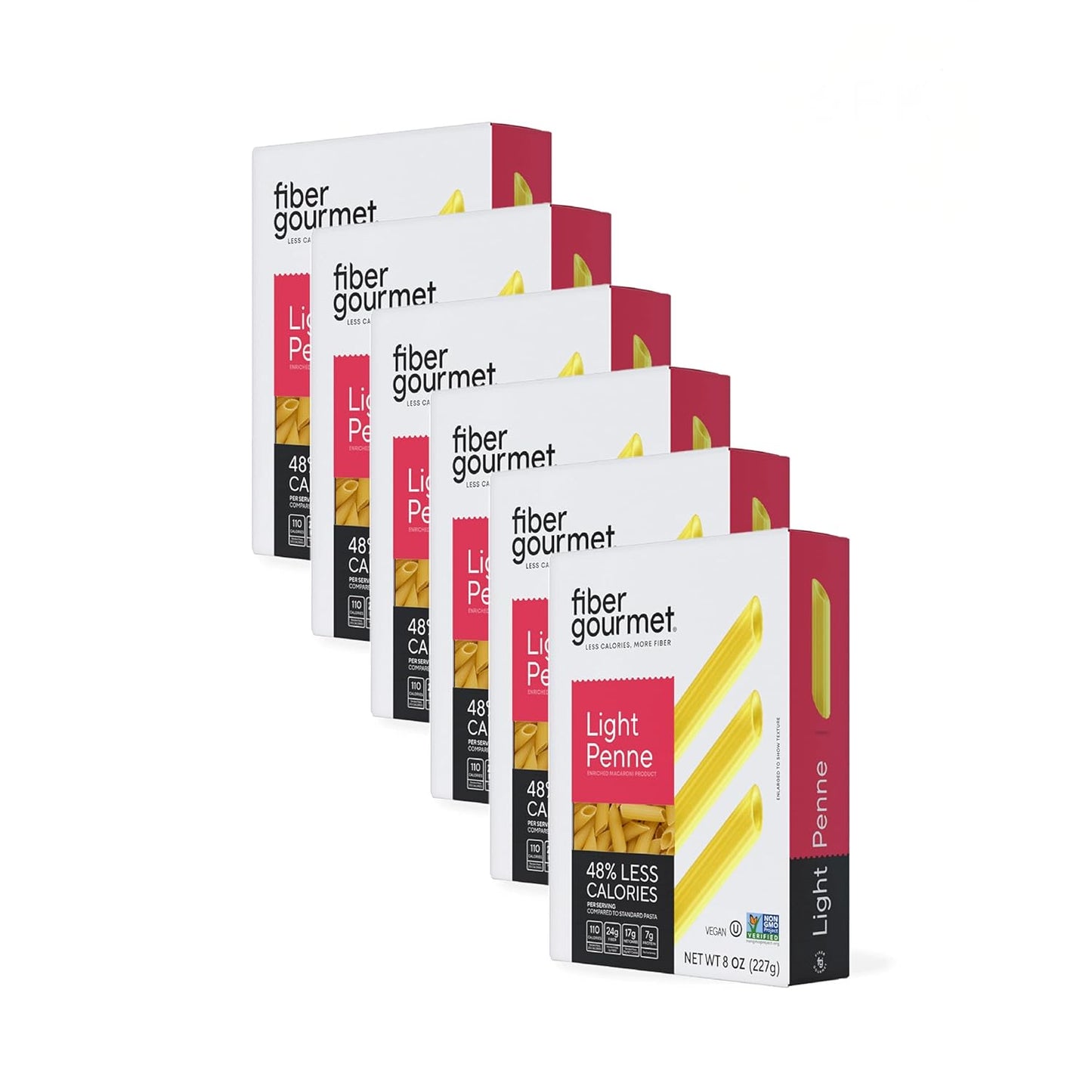 Fiber Gourmet Light Penne Pasta - Low Carb, High Fiber Delight