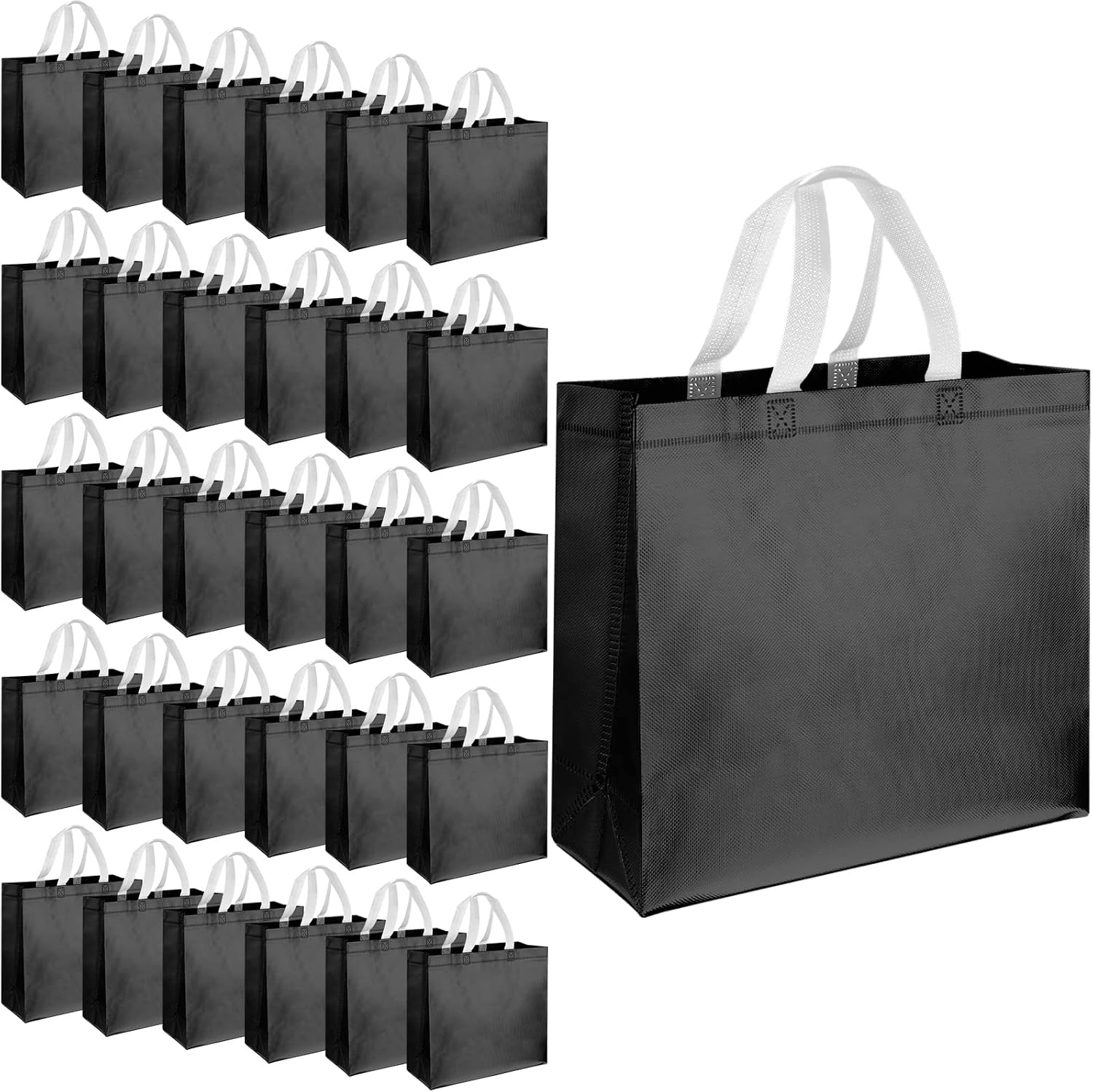 Eccliy 60 Pcs Reusable Gift Tote Bags for Weddings and More