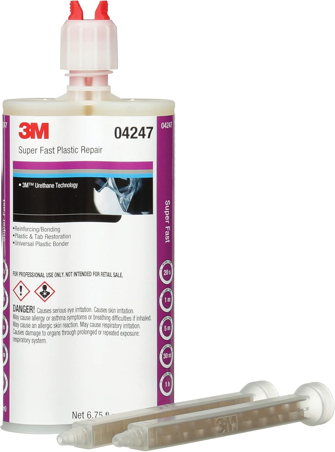 3M Super Fast Plastic Repair Epoxy Adhesive for Quick Fixes