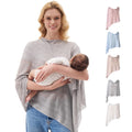 Ultra-Light Nursing Cover for Breastfeeding Light Gray - Featherlight