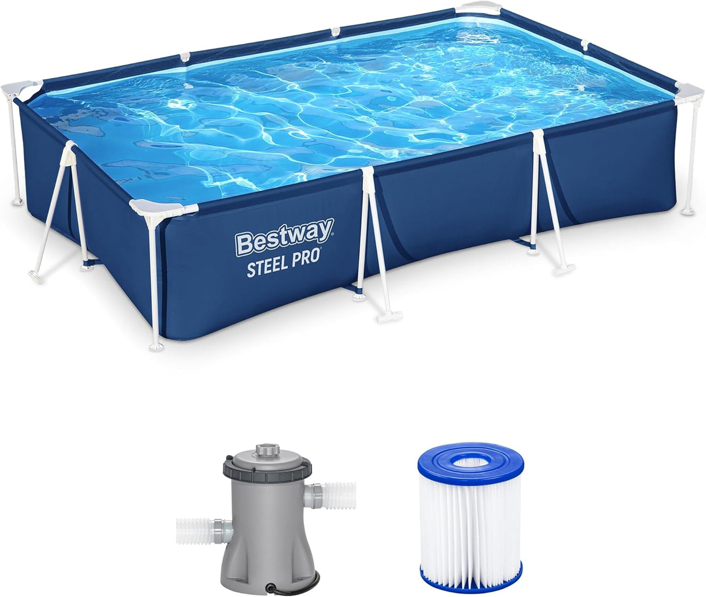 Bestway Steel Pro 9ft 10in x 6ft 7in Rectangular Pool Set Review