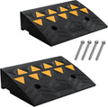 Rubber Curb Ramp 5ft Rise Height 2 Pack - Heavy Duty 15 T Capacity
