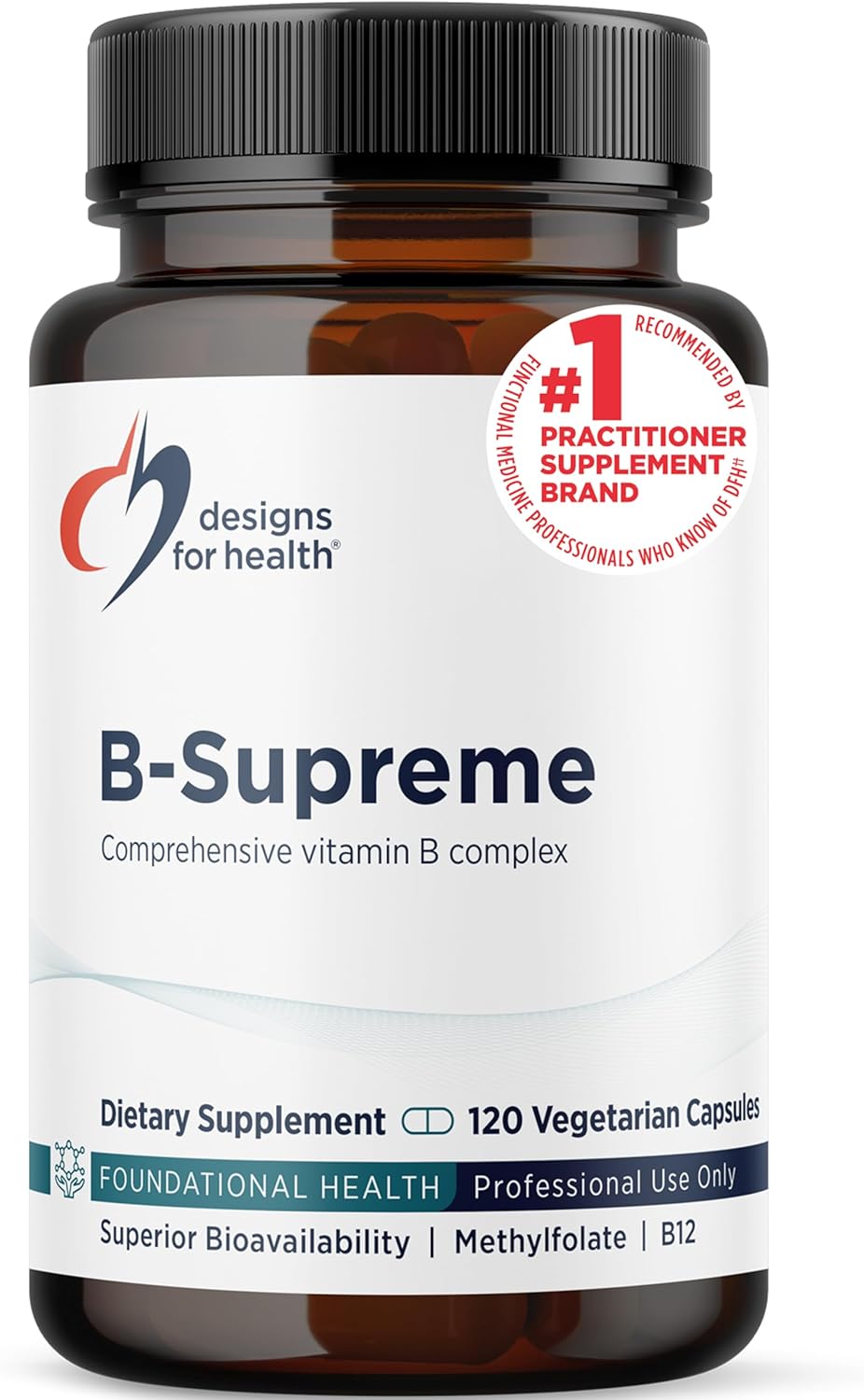 Methylated Vitamin B Complex for Energy, Mood & Heart Health