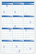 2025 Desk Calendar Planner 11 in x 17 in - Reversible Dry-Erase