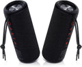 X21 Dual Portable Bluetooth Speakers Waterproof Stereo Pairing - Pack