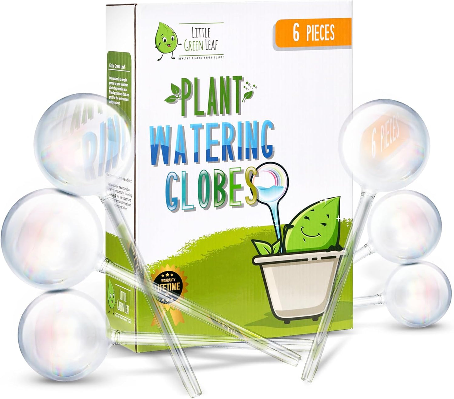 LGL Plant Watering Globes - Automatic Self Watering Spikes