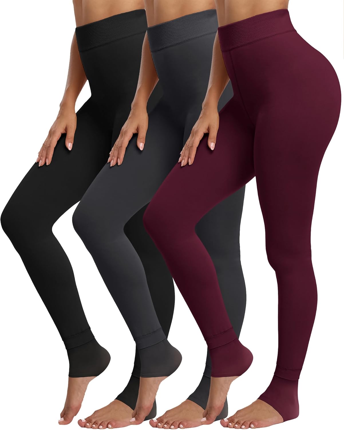 Fleece Lined Tights for Women - Warm Winter Leggings