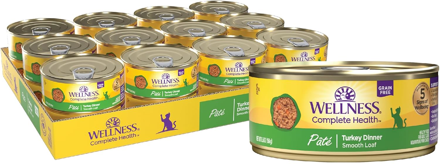 Wellness Complete Health Pate Wet Cat Food for Adult Cats
