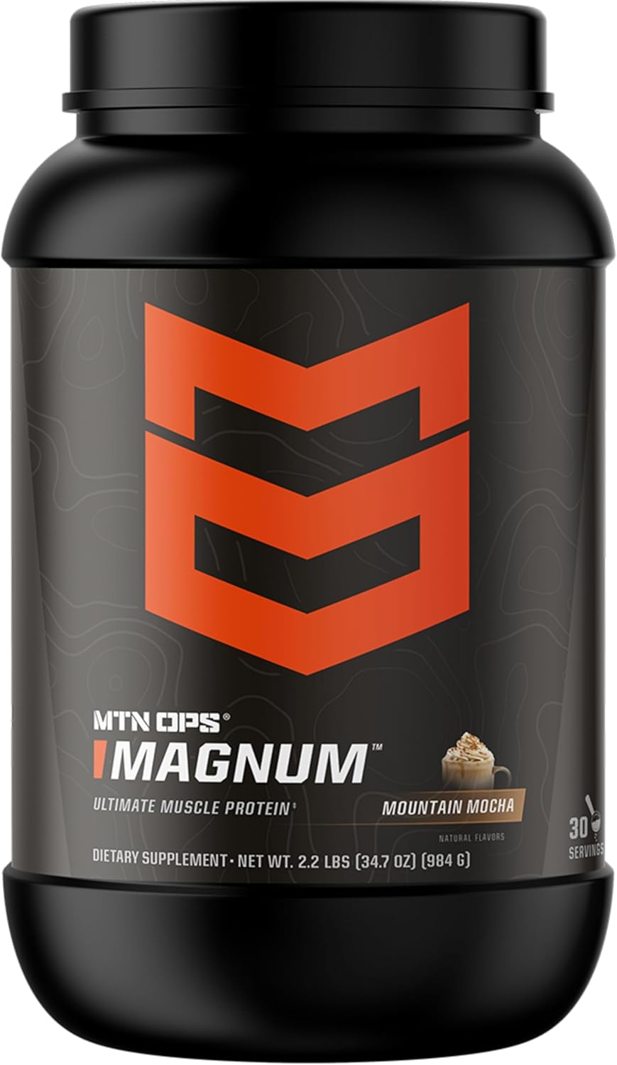 MTN OPS Magnum Mocha Protein Powder for Muscle Recovery