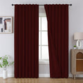 Blackout Curtains 96 in Length 2 Panels Set - Thermal Insulated Drapes